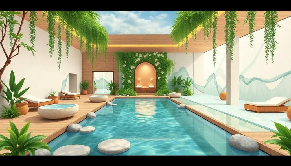 spa layout design planning