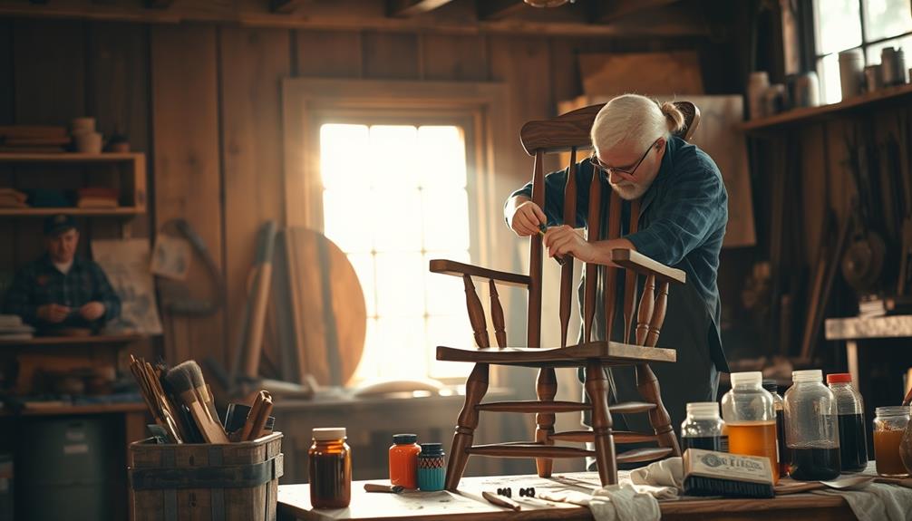 staining wood furniture techniques