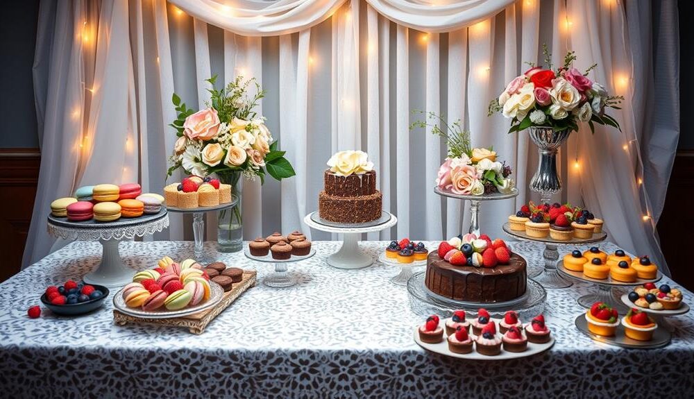 stylish dessert table transformation