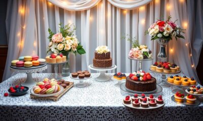 stylish dessert table transformation