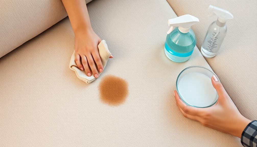 targeted stain removal technique