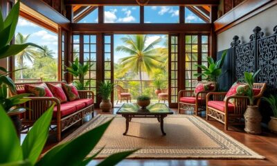 tropical retreat home decor