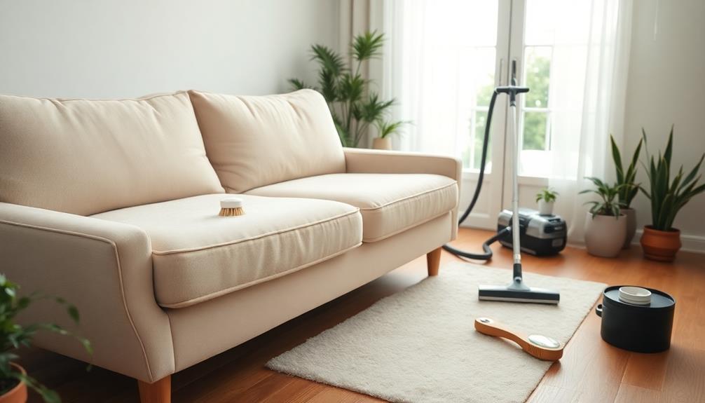 upholstery cleaning and care