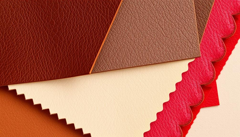 varieties of leather types