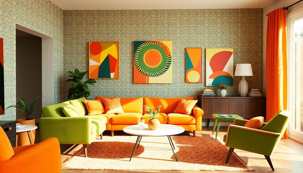 vibrant 1960s color trends