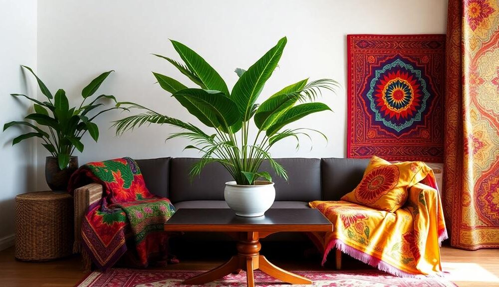 vibrant indonesian home decor