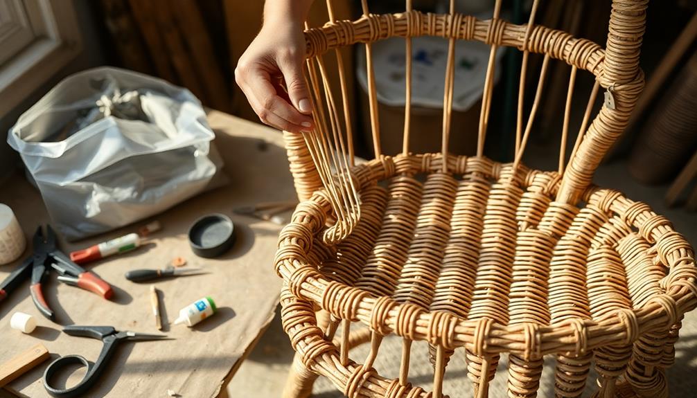 wicker furniture repair guide