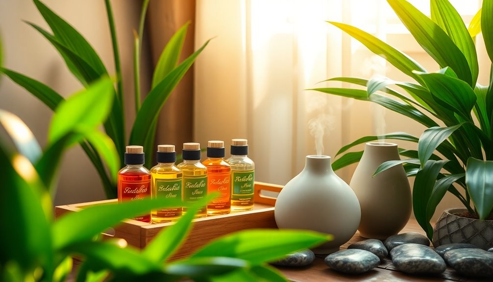 aromatherapy with essential oils