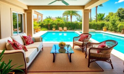 luxurious mediterranean patio sets