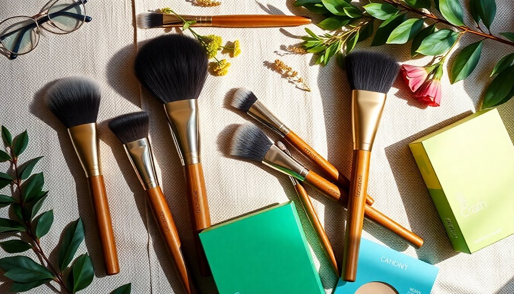 sustainable vegan makeup brushes