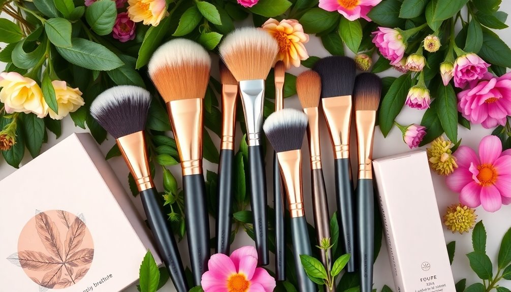 sustainable vegan makeup brushes