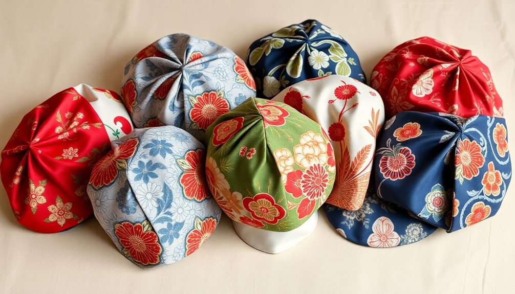 vintage kimono cap collection