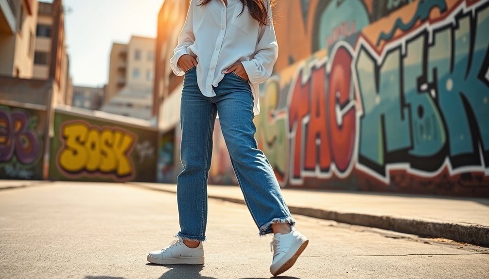 baggy jeans for casual style