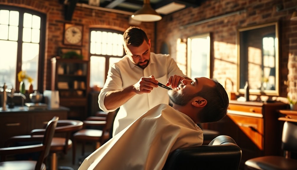 barbershop atmosphere and service