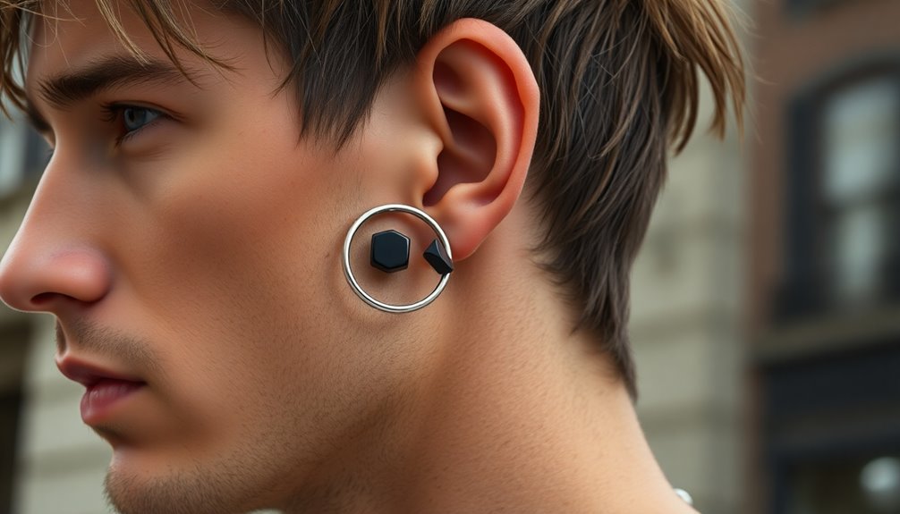 bold male piercing trend