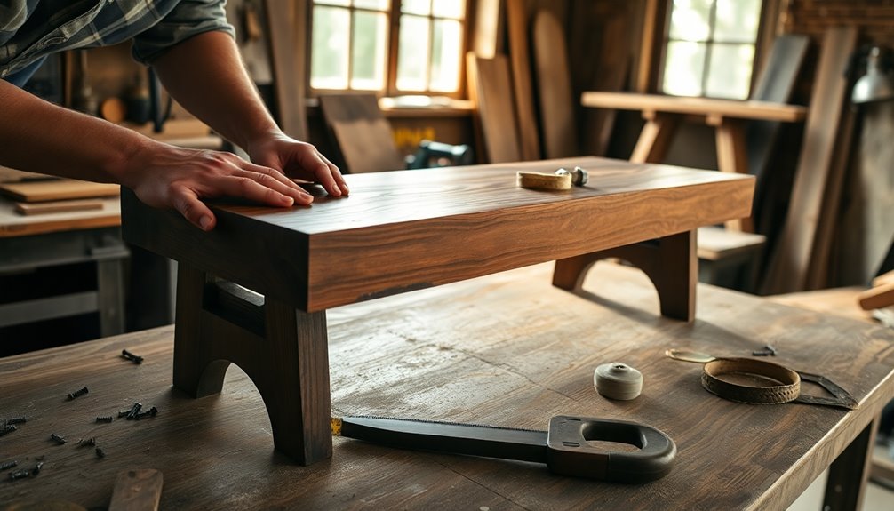 build a stylish sofa table