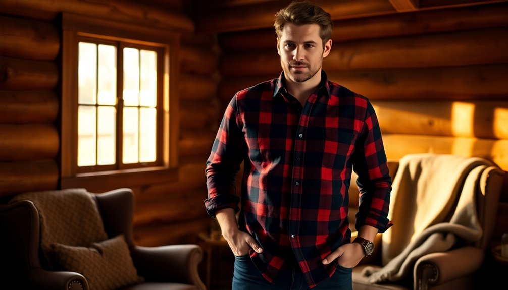 comfortable and stylish flannels