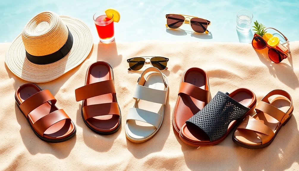 comfortable and stylish sandals