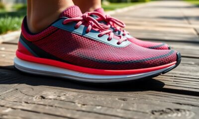 comfortable running shoes selection