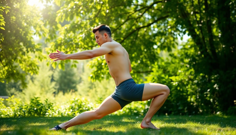 crescent lunge exercise technique