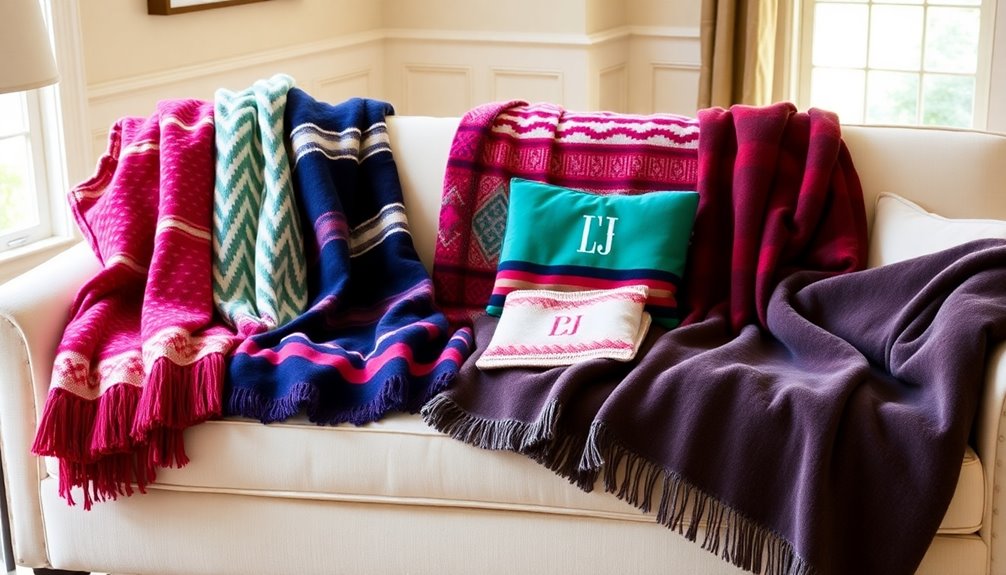 customizable cozy blanket choices