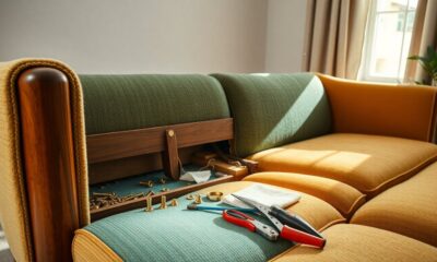 disassemble sofa step by step