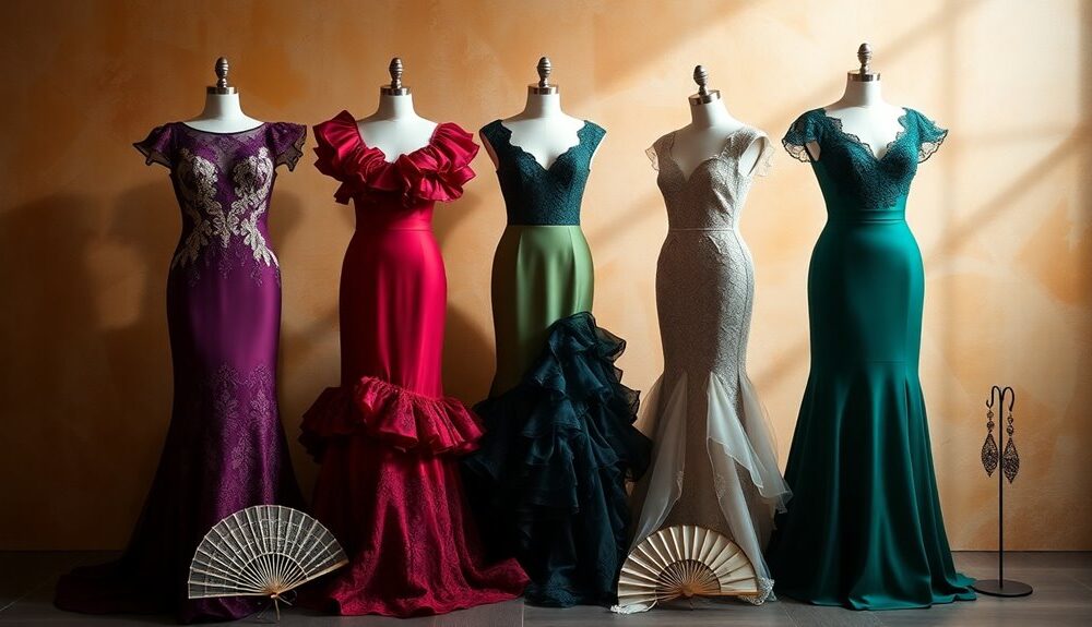 elegant spanish formal dresses