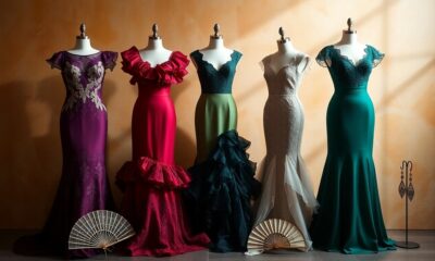 elegant spanish formal dresses