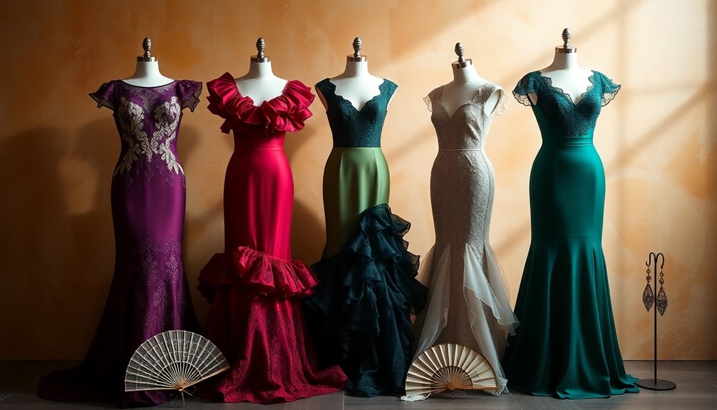 elegant spanish formal dresses