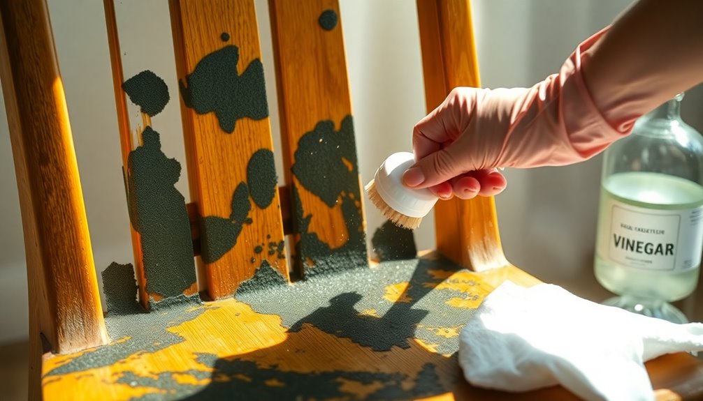 eliminate mold from furniture