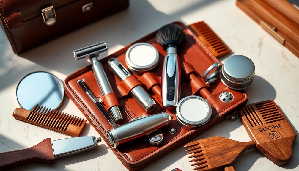 essential grooming supplies collection