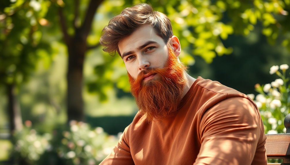 genetic quirk brown hair red beard