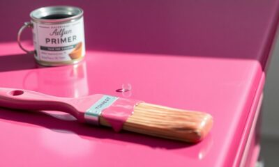 glossy furniture painting tips