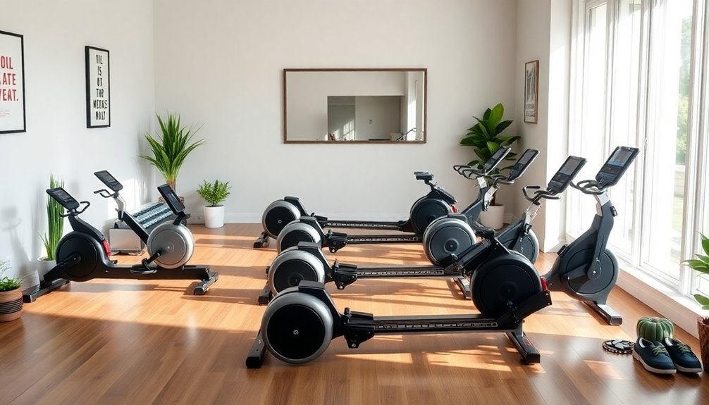 home rowing machine selection