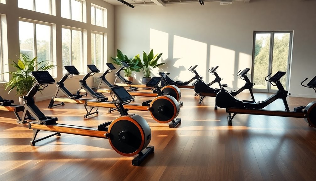 home workout rowing machines