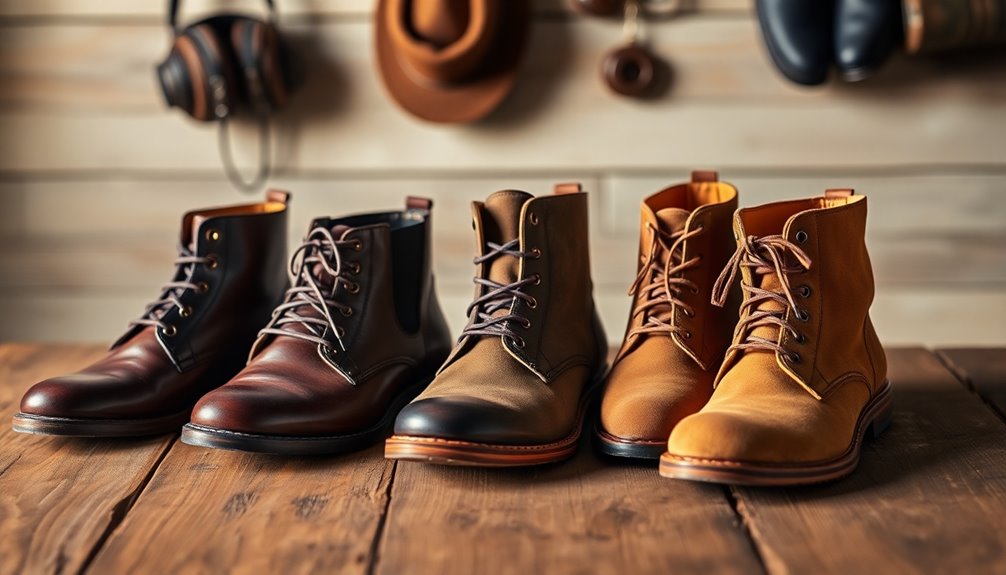 men s boot selection criteria