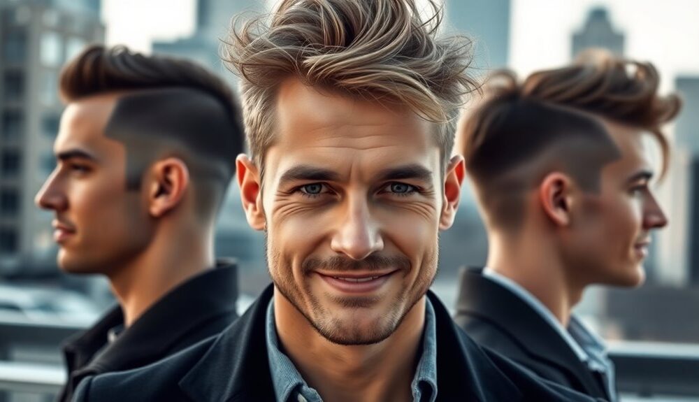 men s haircuts for oval faces