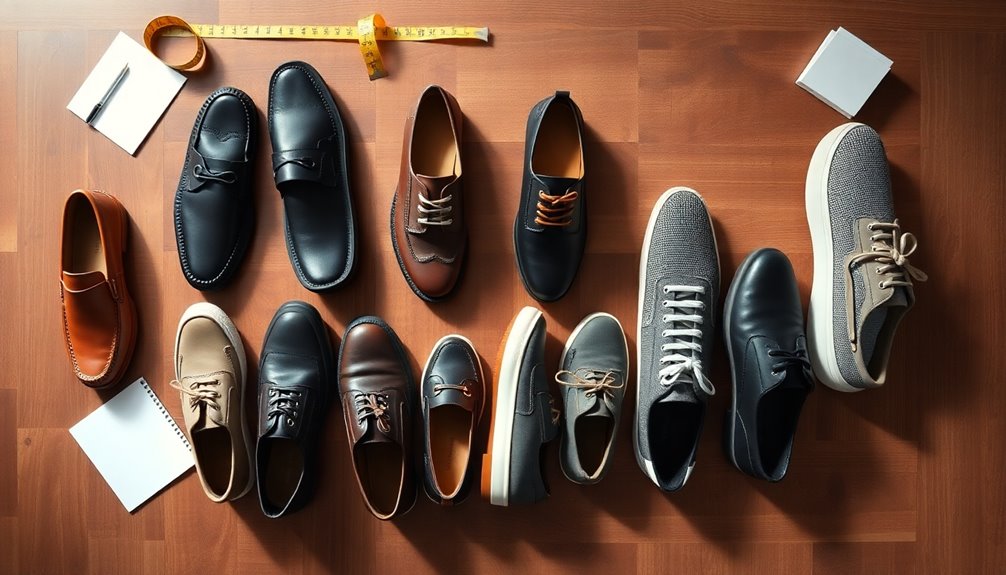 men s shoe selection factors