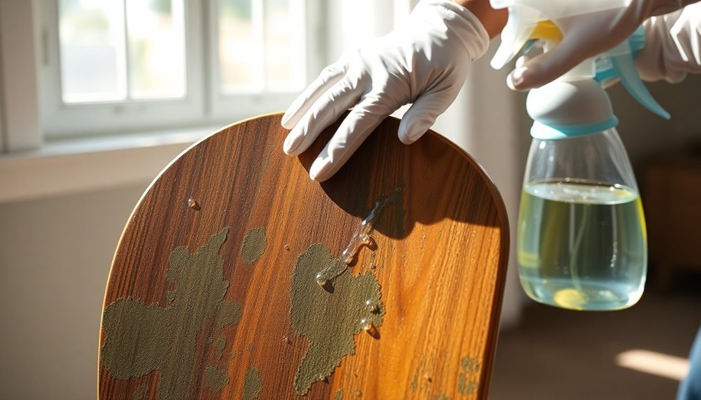 mold removal from furniture