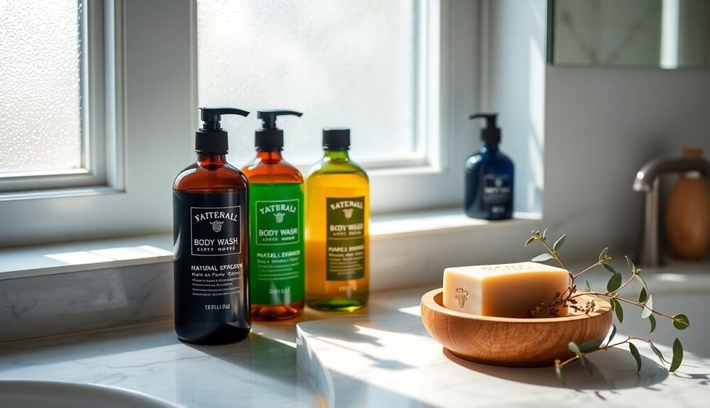 natural men s body washes