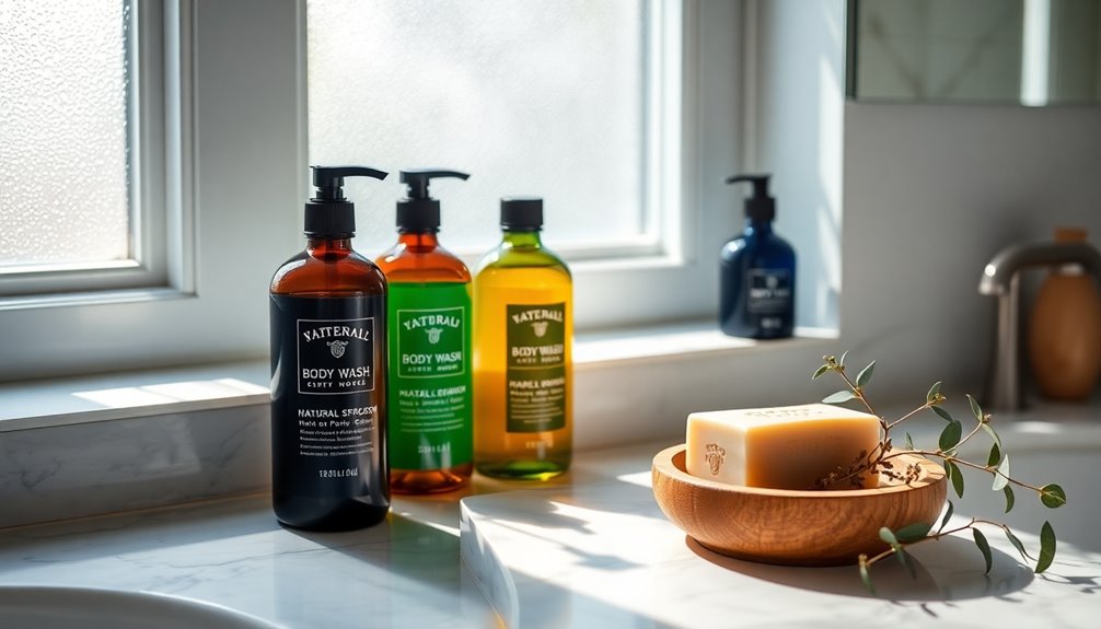 natural men s body washes