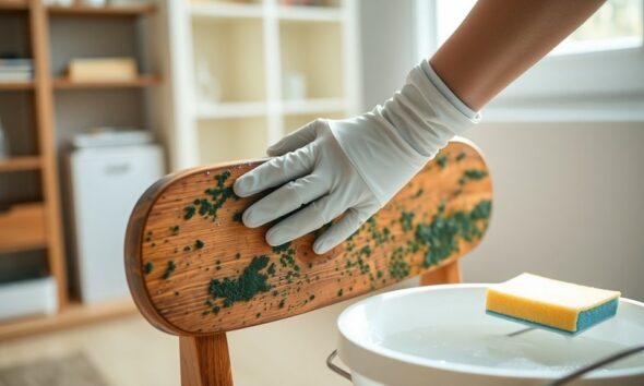 remove mold from furniture