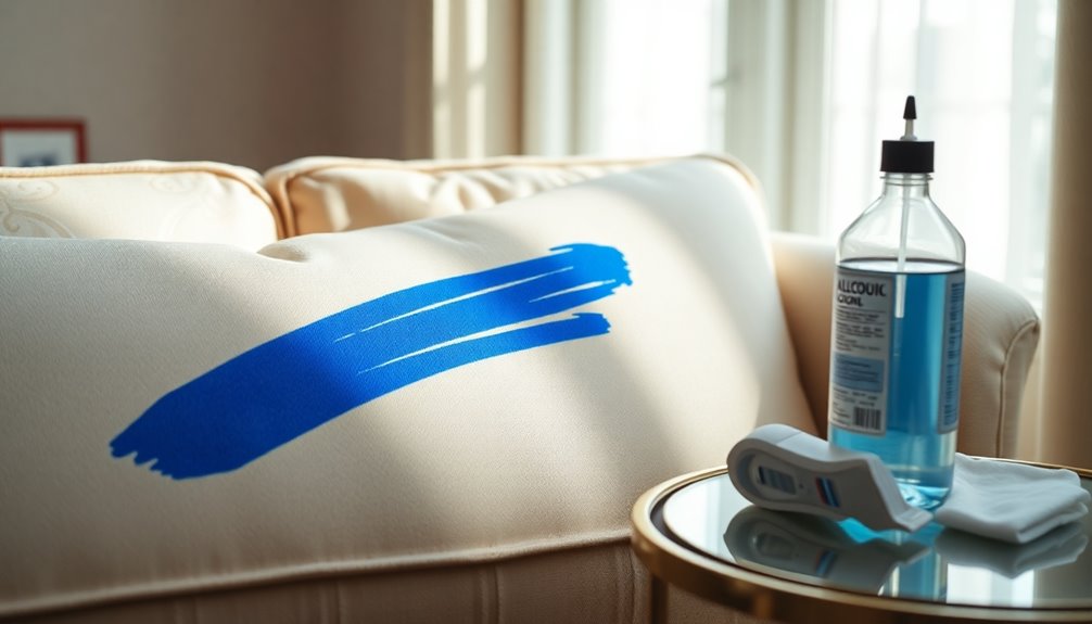 remove pen marks sofa