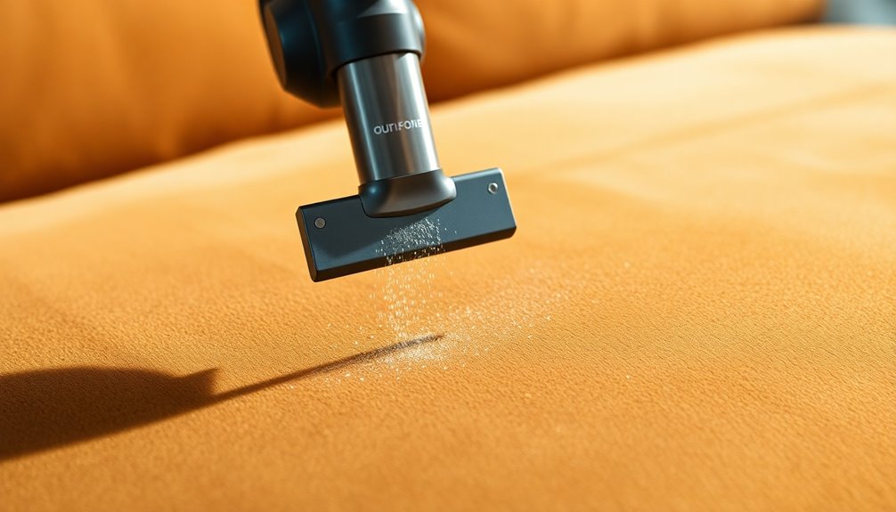 remove scattered dirt particles
