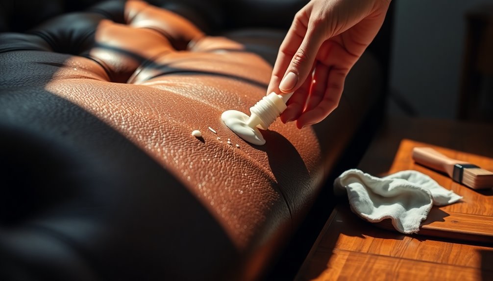 repair leather sofa peeling