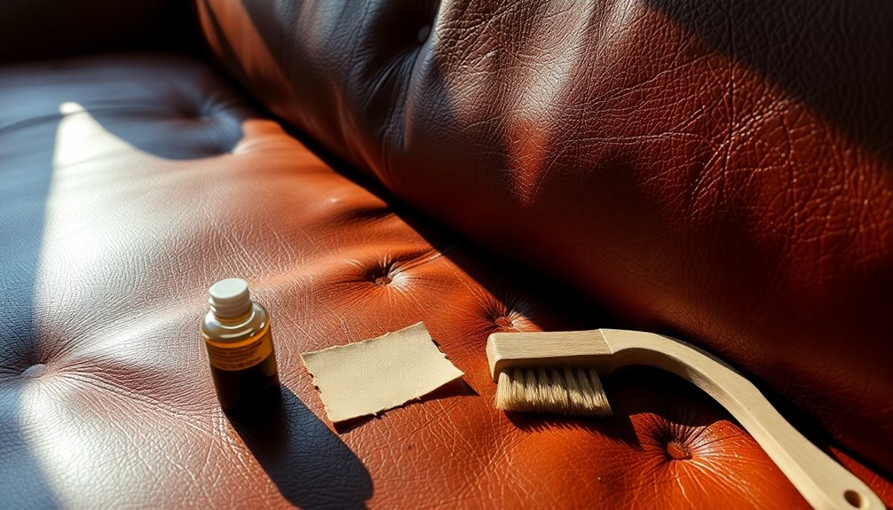 repairing peeling leather sofa