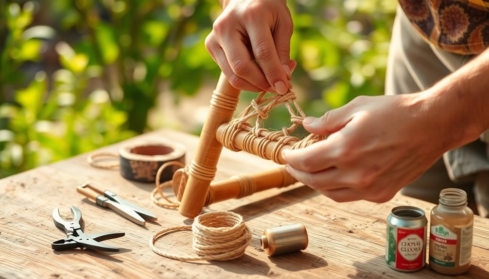 repairing rattan furniture tips