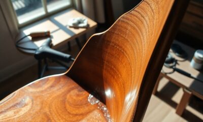 repairing swollen wood furniture