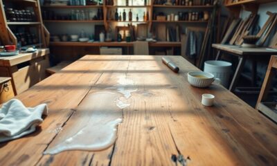 restore wood with vinegar