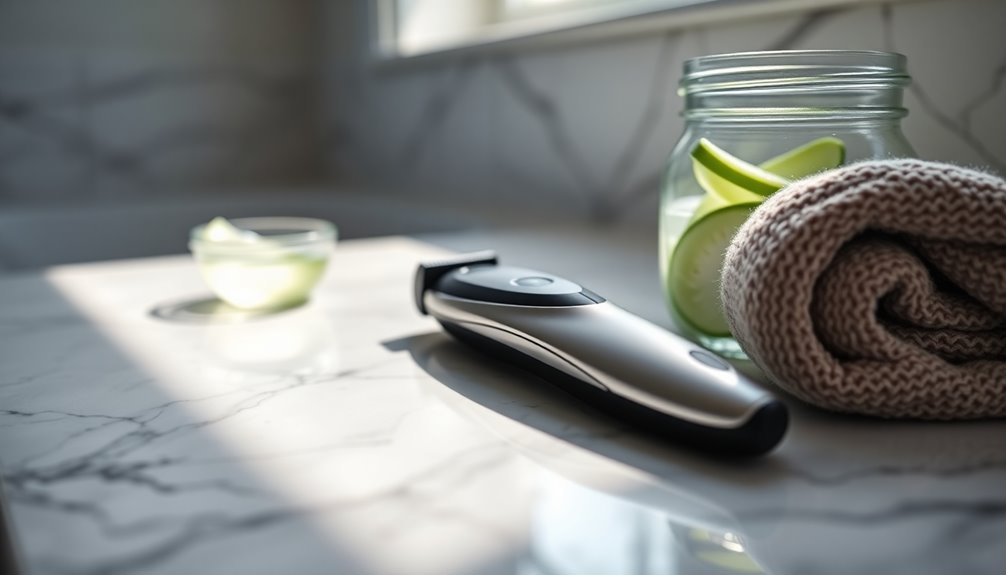 safe and comfortable ball shaving